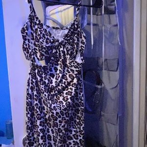 Charlotte Russe Cheetah dress size MD